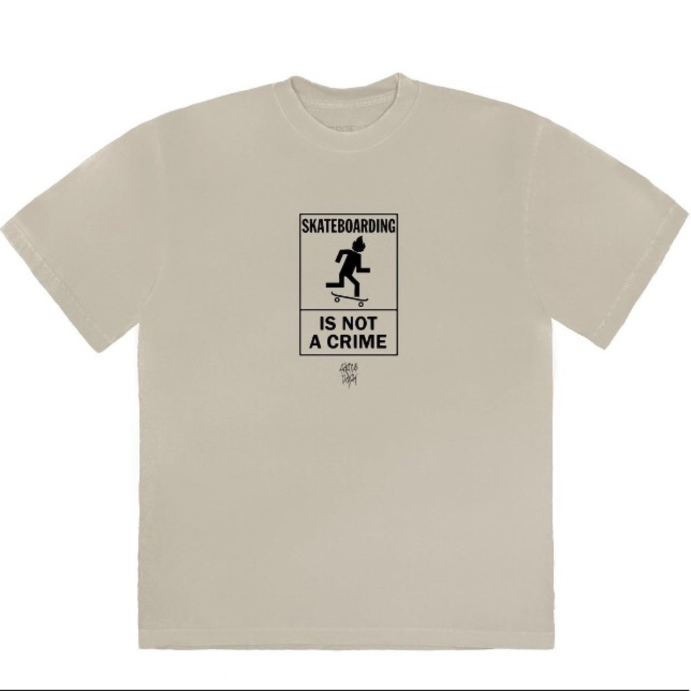 Travis Scott Skateboarding is not a Crime T-Shirt